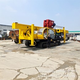 20米樓房地基打樁機(jī) 灌注混凝土cfg長螺旋鉆機(jī) 履帶式螺旋鉆孔機(jī)