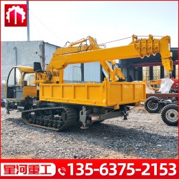8噸履帶吊挖一體廠(chǎng)家全液壓履帶隨車(chē)吊橡膠履帶隨車(chē)吊挖一體